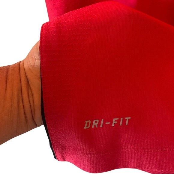 Nike Tiger Woods Collection Dri Fit Red Golf‎ Polo Shirt Mens XL - Picture 2 of 6